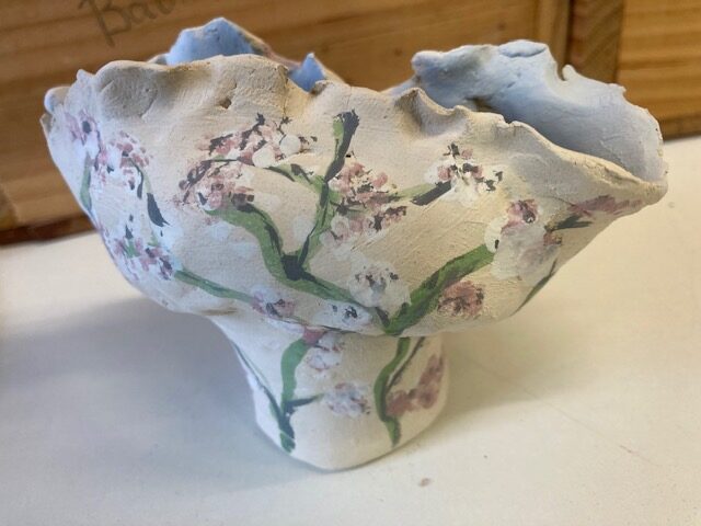 Vaas met afbeelding van van Gogh