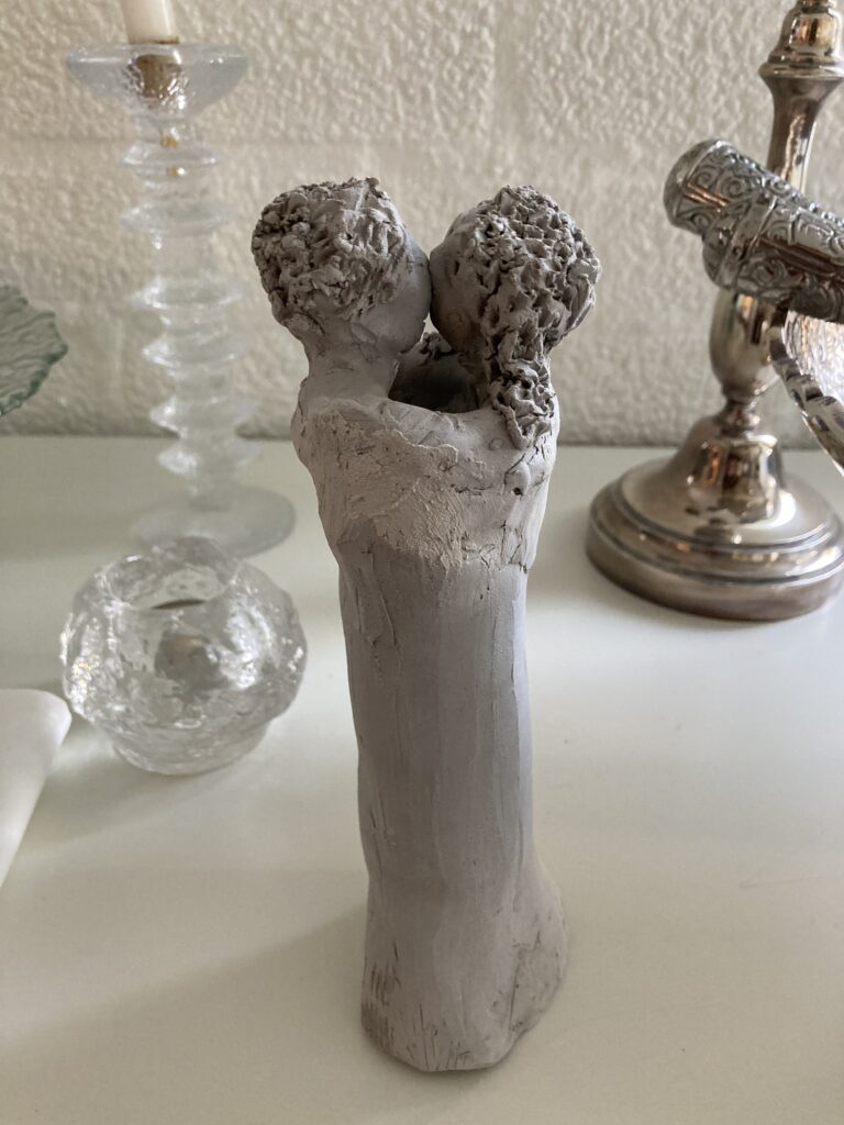 Beeldje van man en vrouw