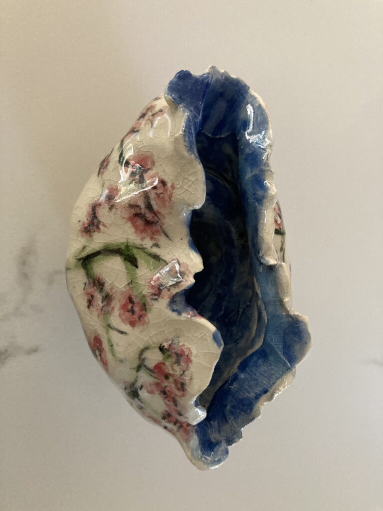 Vaasje met appelbloesem